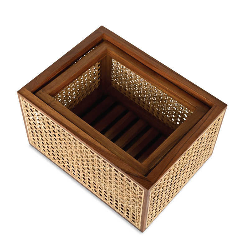 Derby Rattan Storage Basket - Set of 2 | Lap & Dado