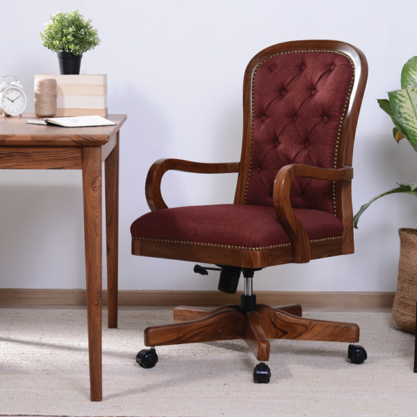 Myers Teak Study Chair Lap Dado